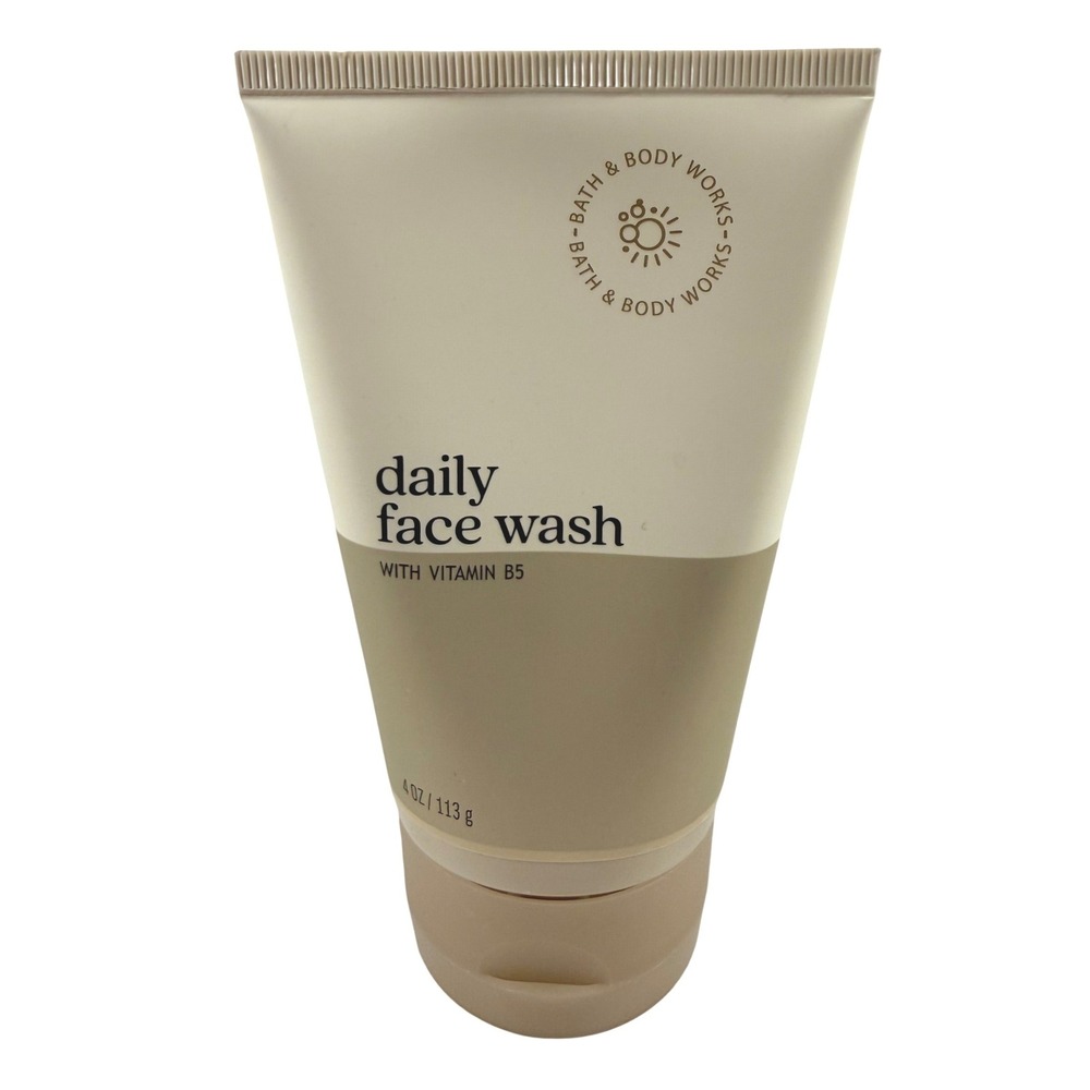 Bath and Body Works Daily Face Wash with Vitamin B5 4oz BBW NEW Sealed Cleanser